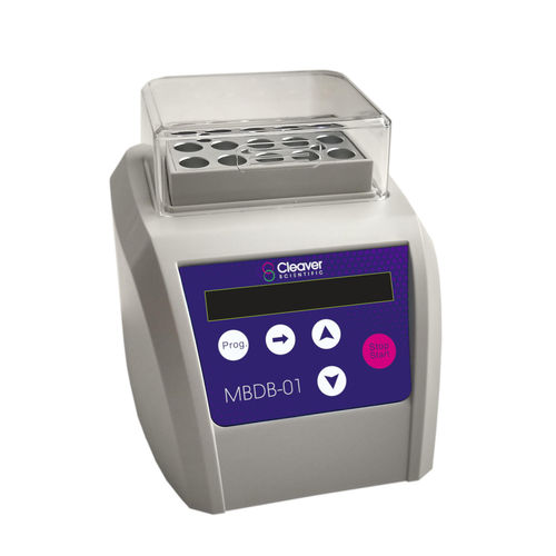 Baño seco digital - MBDB-01 - Cleaver Scientific - calefactor / compacto / para tubos