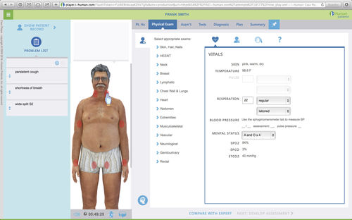 Software de simulación de pacientes - i-Human Patients® Cases - I-Human Patients, Inc. - médico / de formación / de diagnóstico