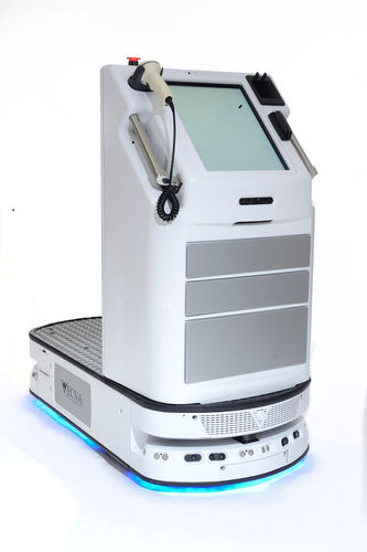 Vehículo autoguiado para hospital - QC Bot  - Vecna Technologies