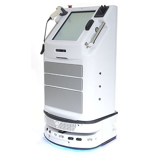 Vehículo autoguiado de farmacia - QC Pod - Vecna Technologies - de hospital