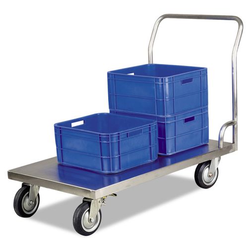 Carro de uso general - PLUSHINE series  - TBT Medical - de logística / de acero inoxidable / estructura abierta