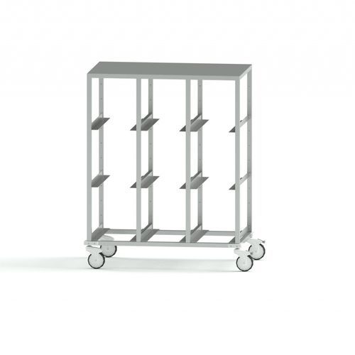 Carro de hospital - PLUSHINE series   - TBT Medical - de esterilización / para contenedores de esterilización / de logística