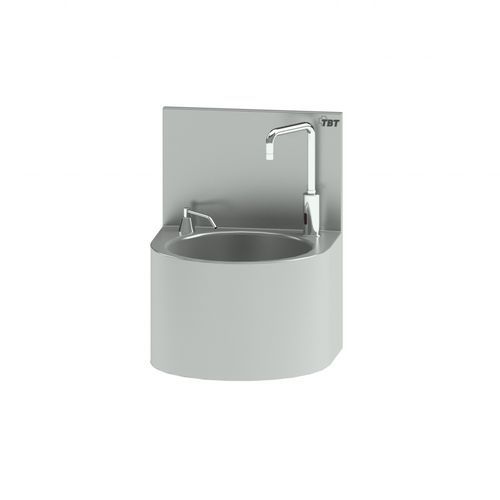 Sistema de lavado de manos 1 estación - PLUSHINE - TBT Medical - de pared / de acero inoxidable