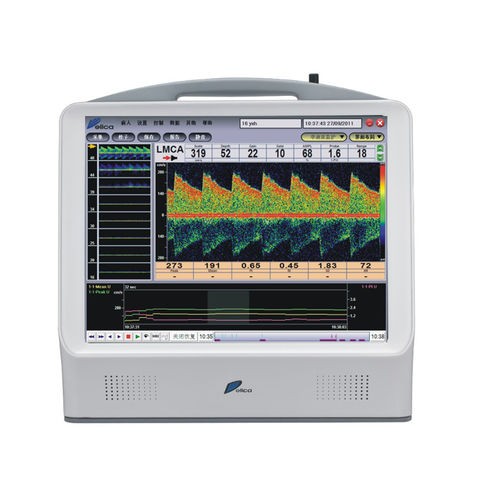 Doppler transcraneal - EMS-9PB - Shenzhen Delica Medical Equipment - de mesa / con pantalla táctil