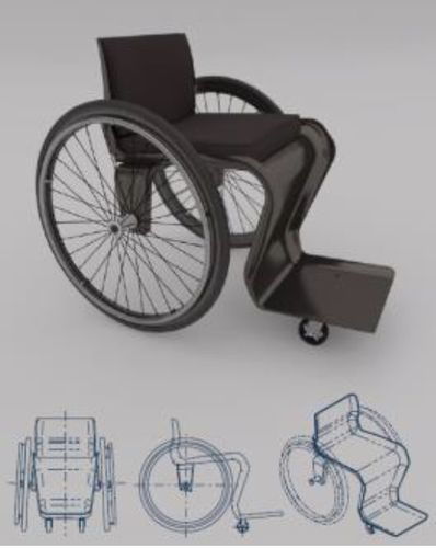 Silla de ruedas manual - Carbon  - Roadrunnerfoot Engineering - de exterior / marco de fibra de carbono