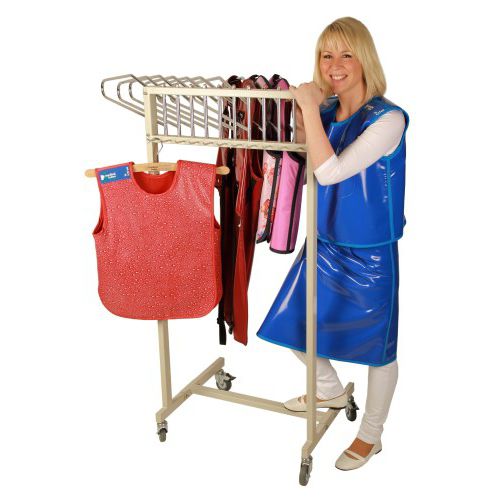 Colgador para delantales de protección radiológica portátil - z8 - Medical Index