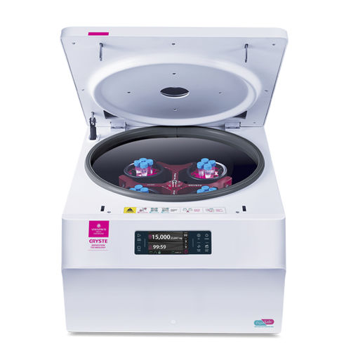 Centrífuga de laboratorio - VARISPIN 15 - CRYSTE - de sangre / para ADN / para ARN