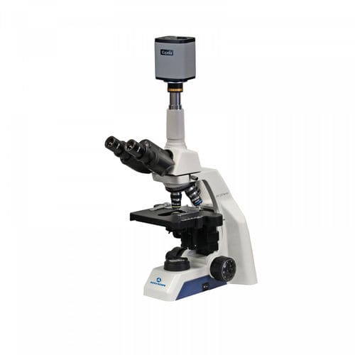 Microscopio óptico - EXC-120 - ACCU-SCOPE Inc. & UNITRON Ltd. - de laboratorio / trinocular / con óptica semiplana