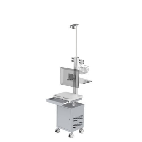 Carro informático point of care - TR700-300-10 - Coriton Instrument Co., Ltd. - seguro / modular