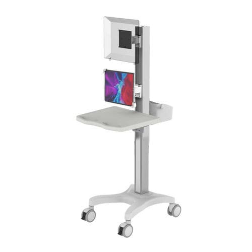 Carro informático para tabletas digitales - TR700-200-XX - Coriton Instrument Co., Ltd. - de altura variable / seguro / modular