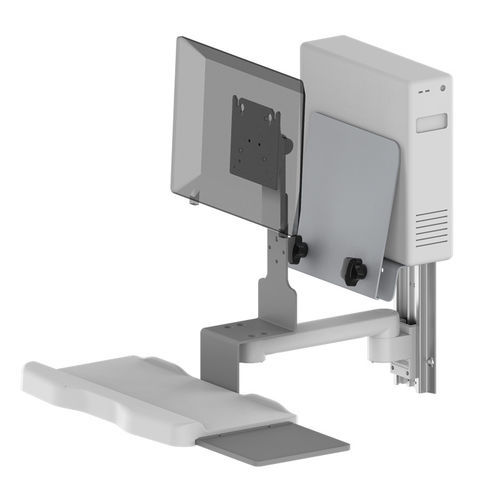 Estación de trabajo informática de pared - WM500-100-08 - Coriton Instrument Co., Ltd. - médica / para ordenador portátil / reclinable