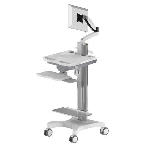 Carro informático para panel PC - TR800-100-XX - Coriton Instrument Co., Ltd. - point of care / de altura variable / seguro