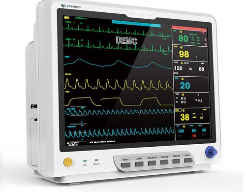 Monitor de paciente portátil - MN-150 - EPSIMED - compacto / ECG / RESP