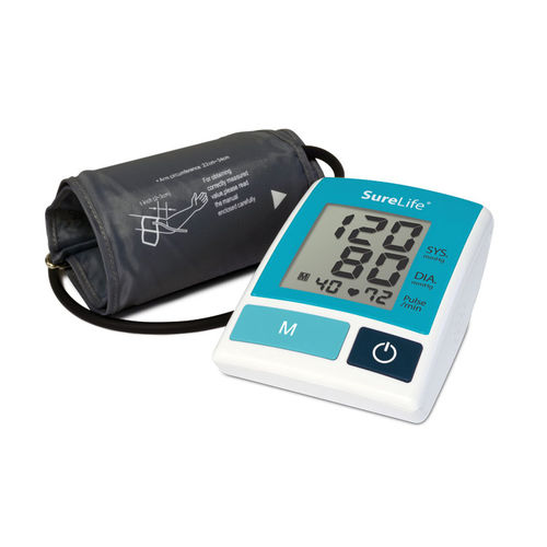 Tensiómetro electrónico automática - SureLife® Classic - MHC Medical Products - con manguito para adulto