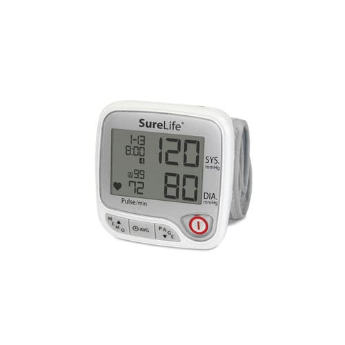 Tensiómetro electrónico automática - SureLife® Premium - MHC Medical Products - de muñeca / con manguito incorporado
