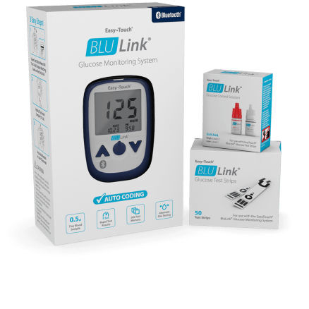 Glucómetro Bluetooth - BluLink™  - MHC Medical Products - con disparador de lancetas