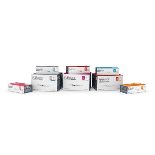 Jeringa 3 ml - EasyTouch® FlipLock™ - MHC Medical Products - desechable / de seguridad