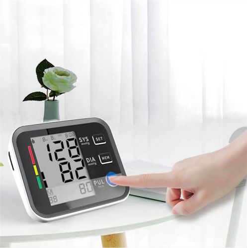 Tensiómetro electrónico automática - Nanjing Shuangwei Biotechnology - de mesa / con manguito para adulto / con pantalla táctil
