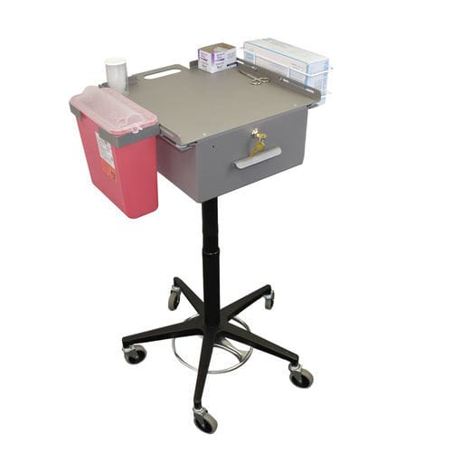 Carro médico - Store & Go - Omnimed - para instrumental / para transporte / de aluminio