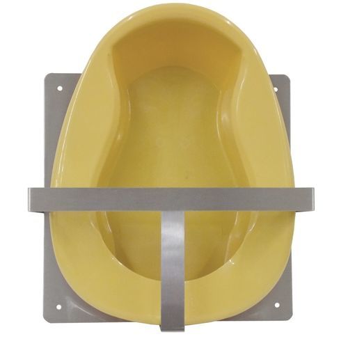 Soporte para orinal de acero inoxidable - 303012 - Omnimed - de pared