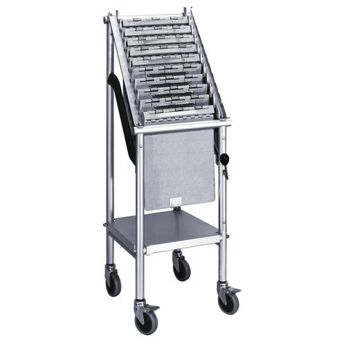 Carro médico - 263810 - Omnimed - para historias clínicas / para transporte / de aluminio anodizado