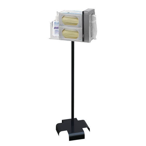 Estación móvil de higiene con soporte para gel hidroalcohólico - 304005_311STAND - Omnimed