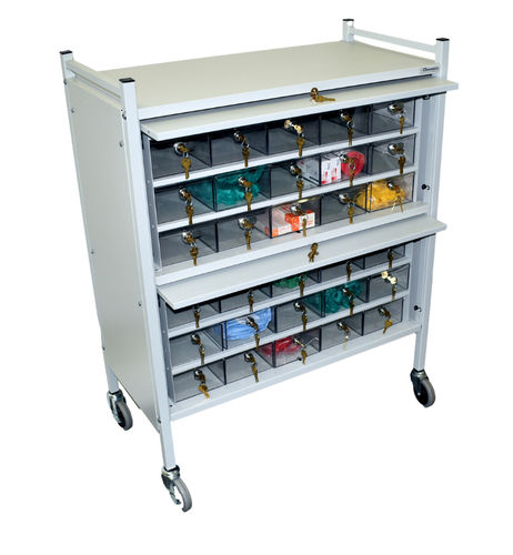 Carro médico - 352000 - Omnimed - de almacenamiento / de limpieza / móvil