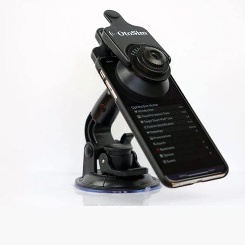 Simulador de formación - OphthoSim Mobile™ - OtoSim Inc. - de otoscopia / pad / portátil