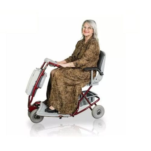 Scooter para movilidad reducida eléctrico - FeatherLite - Tzora Active Systems - con 4 ruedas / con cesto / plegable