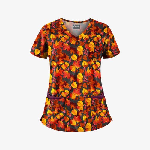 Túnica sanitaria para mujer - September Leaves - Uniform Advantage - L / XL / M