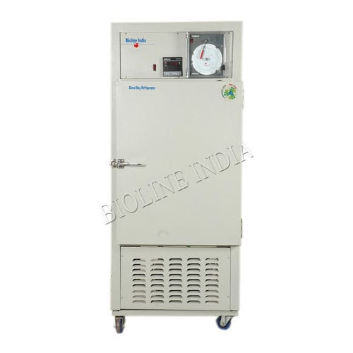 Refrigerador de banco de sangre - BBR series - BiolineIndia - vertical / con ruedas