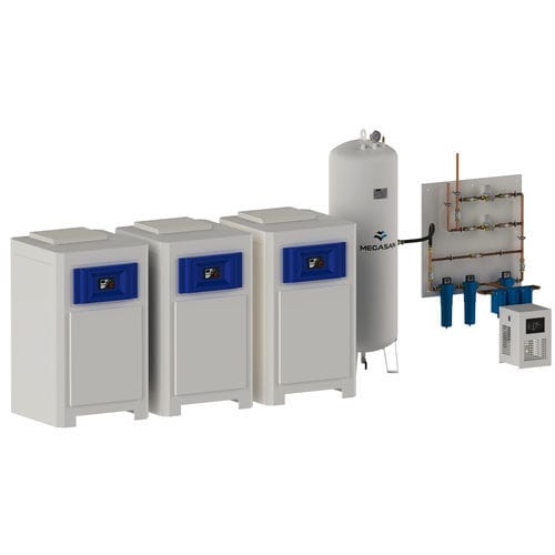 Central de gas de aire - MG-HS series - Megasan Medical Gas Systems - in situ