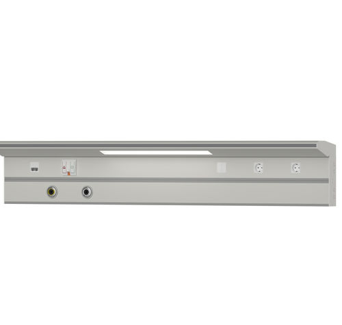 Unidad médica de cabecera de pared - ELITE  - Megasan Medical Gas Systems - horizontal / para habitación de pacientes / con luz