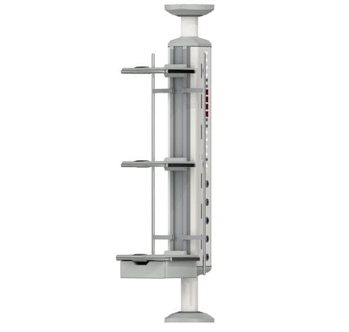 Brazo de distribución de techo - MG-YOD-P - Megasan Medical Gas Systems - para cuidados intensivos / para quirófano / de brazo simple