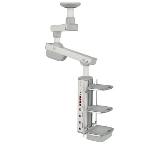 Brazo de distribución de techo - MG-PENx-MD-z - Megasan Medical Gas Systems - para cuidados intensivos / de anestesia / articulado