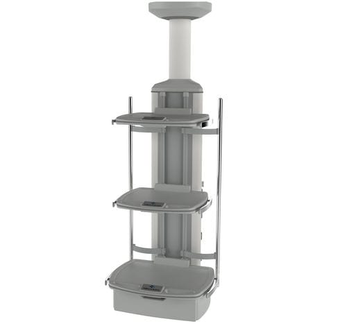 Brazo de distribución de techo - MG-PENA-V-A - Megasan Medical Gas Systems - para cuidados intensivos / de anestesia / de brazo simple