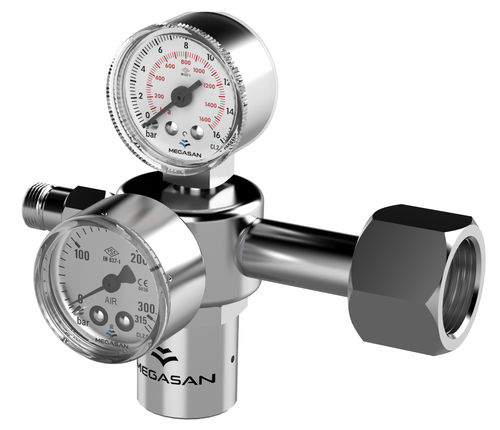 Regulador de presión de oxígeno - MG-TC - Megasan Medical Gas Systems - de CO2 / N2O / de dinitrógeno