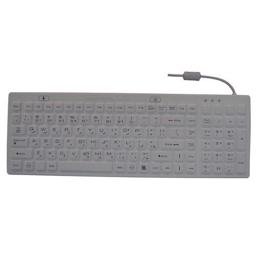 Teclado médico con teclas digitales - P-M06KB - Shenzhen PAC Tec - de caucho de silicona / de silicona / antibacterias