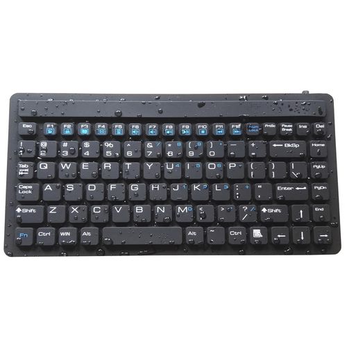 Teclado médico de silicona - P-M272 - PAC Technology - antibacterias / desinfectable / hermético