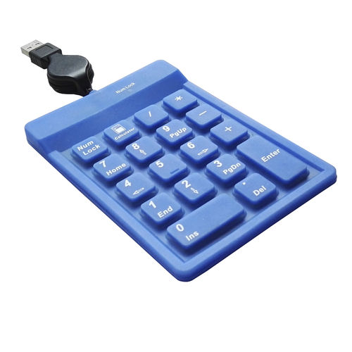 Teclado médico calculador - P-M01KP - PAC Technology - de caucho de silicona / de silicona / hermético