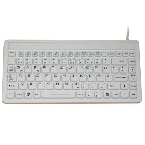 Teclado de silicona - P-M272 - PAC Technology - antibacterias / de higiene / impermeable