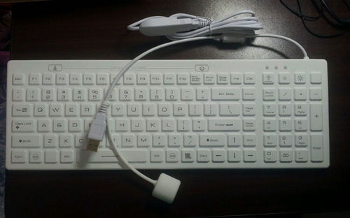 Teclado médico con teclas digitales - P-M06KB - PAC Technology - de caucho de silicona / de silicona / antibacterias