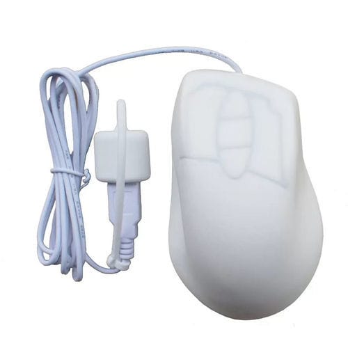 Ratón médico óptico - IP68 - PAC Technology - USB / de silicona / lavable