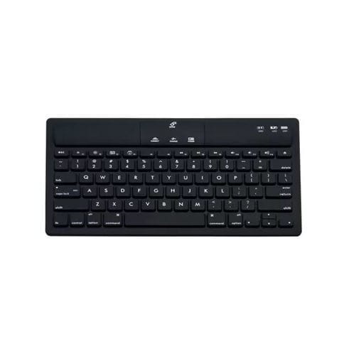 Teclado médico de silicona - P-M240BT - PAC Technology - de caucho de silicona / inalámbrico / impermeable