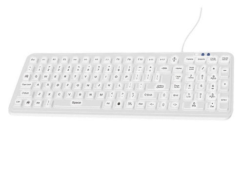 Teclado con teclas digitales - P-M04-BL - PAC Technology - de caucho de silicona / desinfectable / limpiable