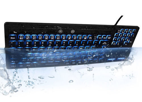 Teclado internacional - P-M07TP-BL - PAC Technology - con alfombrilla táctil / con teclas digitales / de silicona