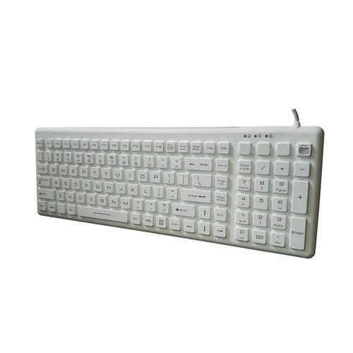 Teclado con teclas digitales - P-M60KB - PAC Technology - de silicona / de caucho de silicona / desinfectable