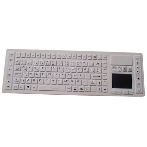 Teclado internacional - P-BT04TP - PAC Technology - con alfombrilla táctil / de caucho de silicona / de silicona