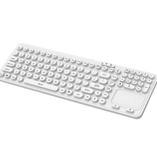 Teclado con alfombrilla táctil - P-M10TP-BL - PAC Technology - internacional / de caucho de silicona / limpiable