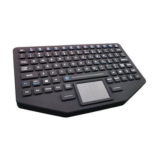 Teclado internacional - P-M287TP-BT - PAC Technology - con alfombrilla táctil / de caucho de silicona / Bluetooth
